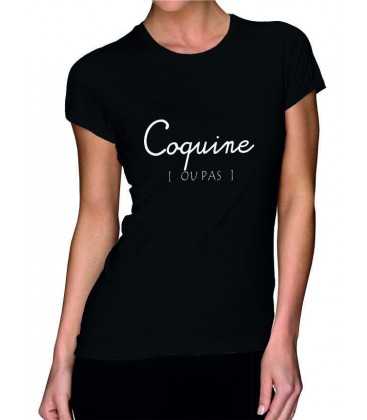 T-shirt femme Coquine ... ou pas