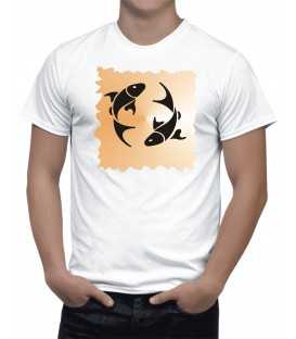 T-shirt Homme horoscope poisson