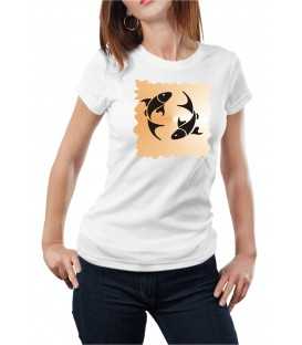 T-shirt femme Horoscope Poisson