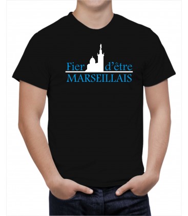 T-shirt Homme FIER D'ETRE MARSEILLAIS