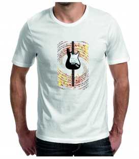 T-shirt homme guitare Gino