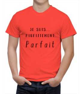 T-shirt homme je suis... parfaitement PARFAIT