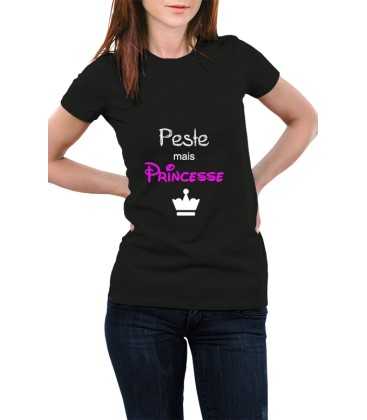T-shirt femme Peste mais princesse