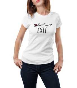 T-shirt femme modèle Exit