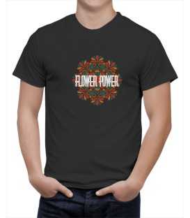 T-shirt homme modèle flower power