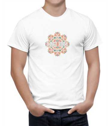 T-shirt homme modèle flower power