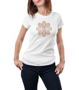 T-shirt femme flower power
