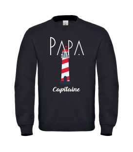 Sweat homme Papa Capitaine