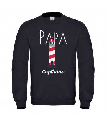 Sweat homme Papa Capitaine