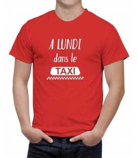T-shirt homme A Lundi dans le Taxi