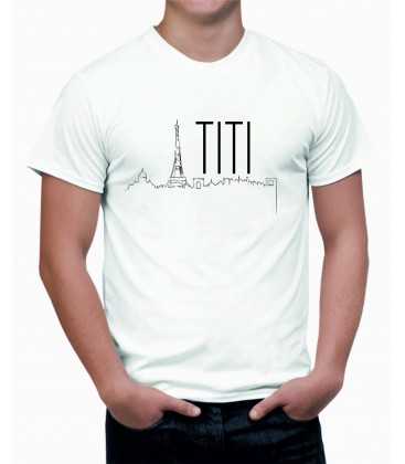 T-shirt homme Titi Parisien Silhouette Paris