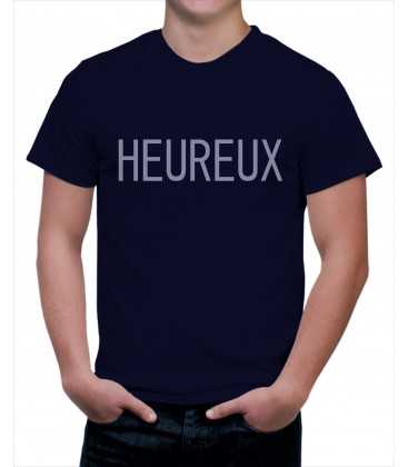 T-shirt homme heureux