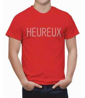 T-shirt homme heureux