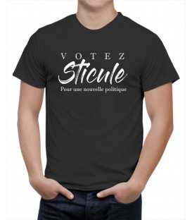 T-shirt homme Spécial Election Votez Sticule