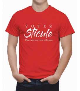 T-shirt homme Spécial Election Votez Sticule