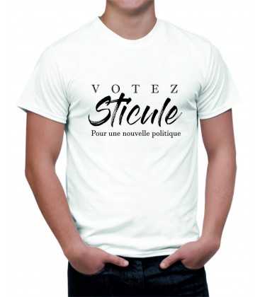 T-shirt homme Spécial Election Votez Sticule