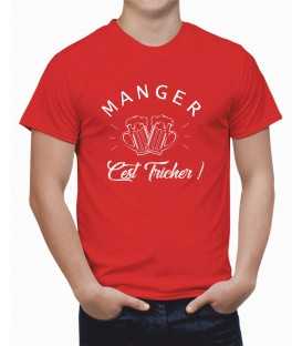 T-shirt homme Manger c'est tricher