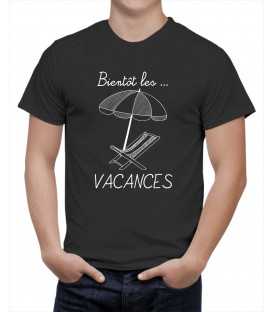 T-shirt homme Bientôt les vacances - Transat