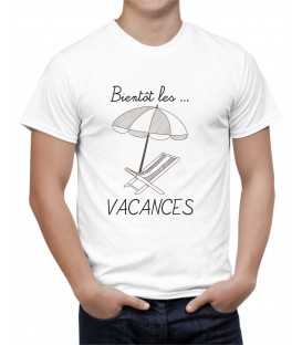 T-shirt homme Bientôt les vacances - Transat